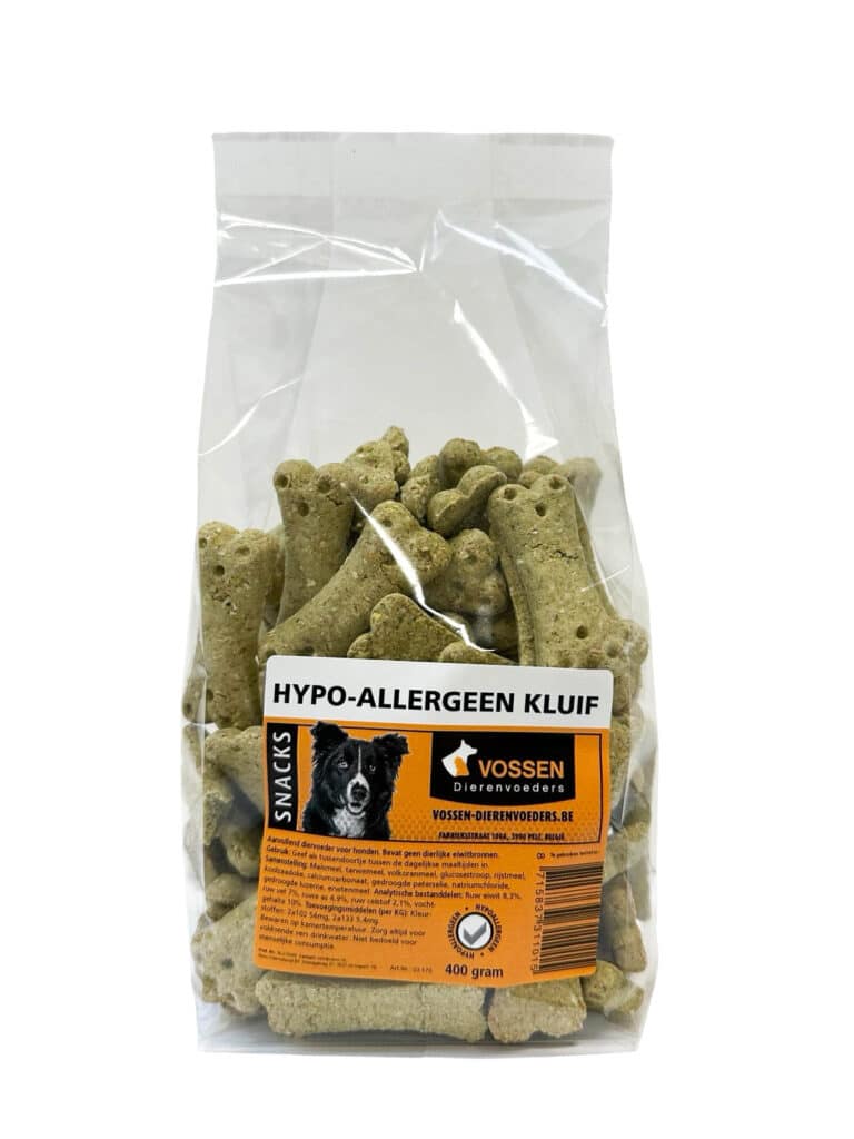 Hypo allergeen kluifjes 5cm 400 gram