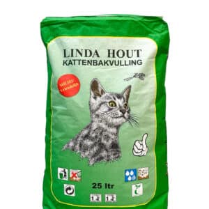 Linda hout 25 liter kattenbakvulling